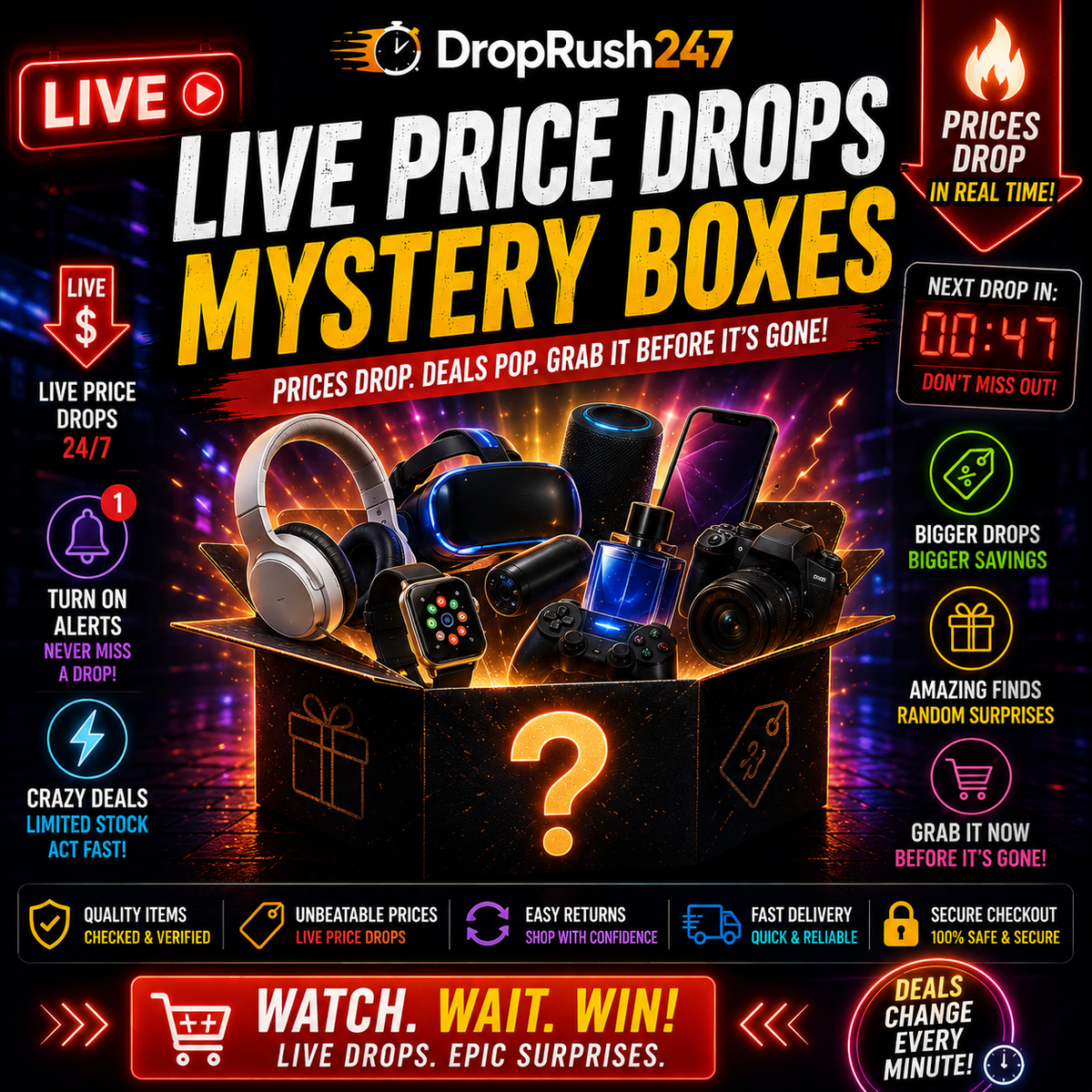 🔥 Live Price Drops-mystery Boxes